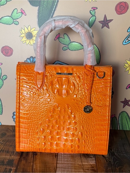 Brahmin Handbags - FIRM $ Brahmin Caroline Mango Orange Melbourne Leather Bag New with Tags!